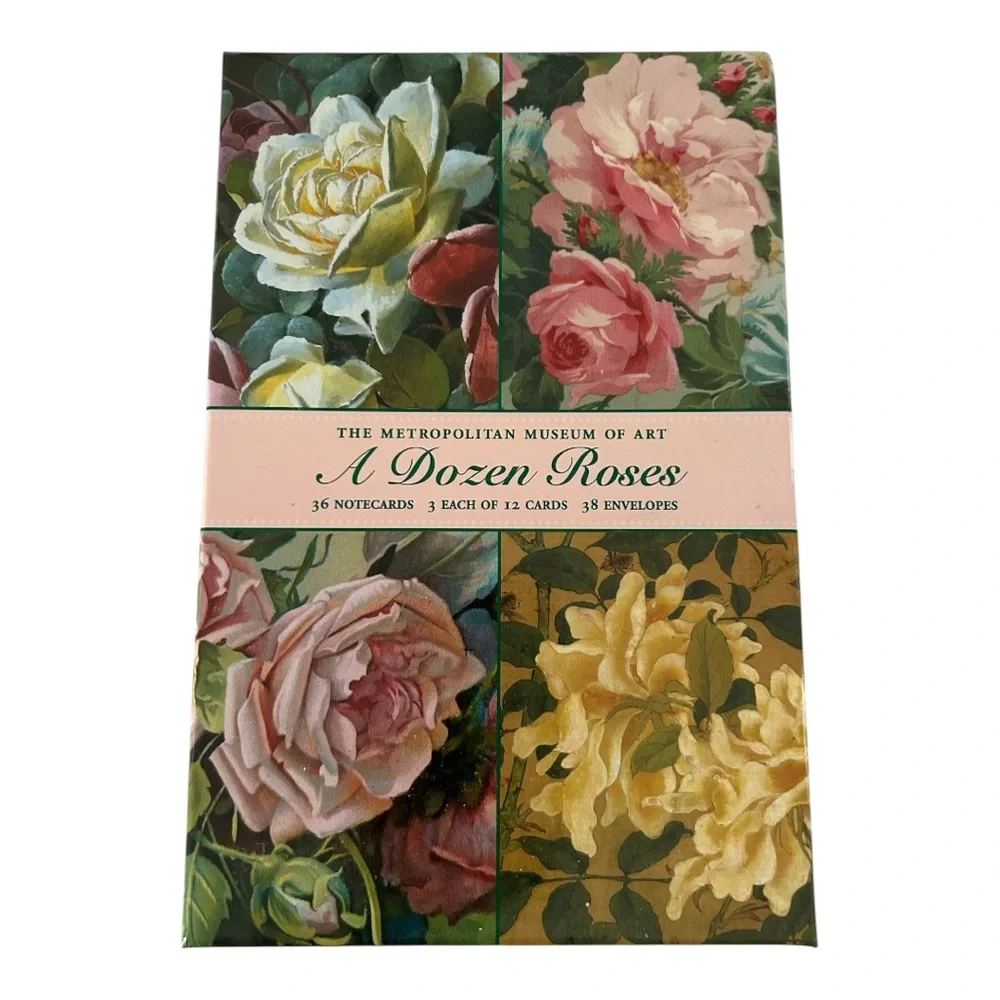 (2004) The Metropolitan Museum of Art: A Dozen Roses - Card & Envelope Set - NIB